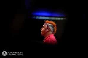 Darts - 2013 Ladbrokes World Darts Championship - Alexandra Palace, London - 23/12/12 Peter Wright during his second round match Mandatory Credit: Action Images / Steven Paston Livepic