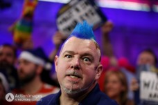 Darts - William Hill World Darts Championship - Alexandra Palace, London - 1/01/15 Peter Wright after losing in the quarter finals Mandatory Credit: Action Images / Steven Paston Livepic EDITORIAL USE ONLY.